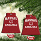 Nassau Souvenir Christmas Ornament Bahamas Rowing Beach Summer Vacation - African Pride