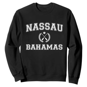 Nassau Souvenir Sweatshirt Bahamas Rowing Beach Summer Vacation - African Pride