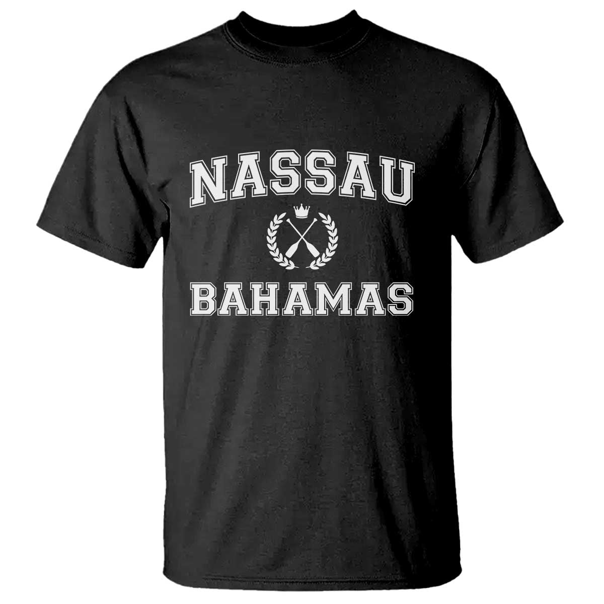 Nassau Souvenir T Shirt Bahamas Rowing Beach Summer Vacation - African Pride