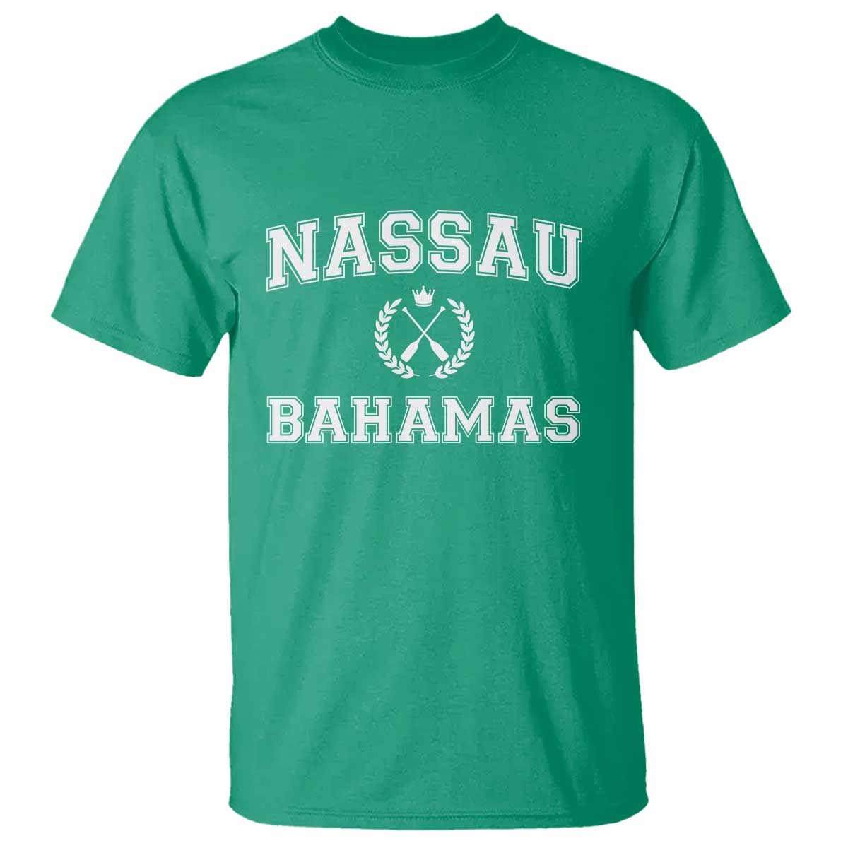 Nassau Souvenir T Shirt Bahamas Rowing Beach Summer Vacation - African Pride