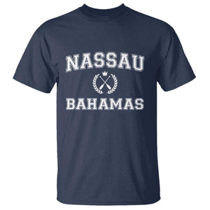 Nassau Souvenir T Shirt Bahamas Rowing Beach Summer Vacation - African Pride