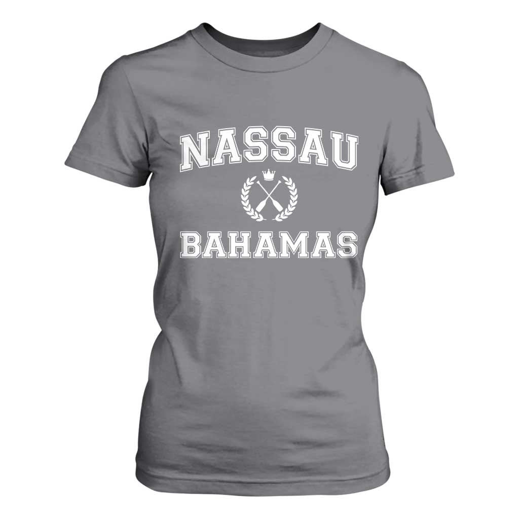 Nassau Souvenir T Shirt For Women Bahamas Rowing Beach Summer Vacation - African Pride