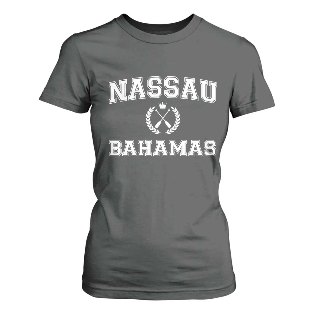 Nassau Souvenir T Shirt For Women Bahamas Rowing Beach Summer Vacation - African Pride