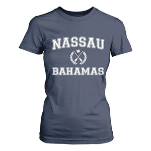 Nassau Souvenir T Shirt For Women Bahamas Rowing Beach Summer Vacation - African Pride