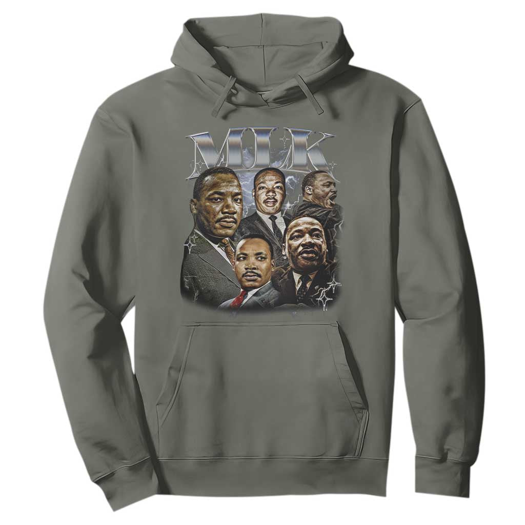 Martin Luther King Hoodie Black History Month Pride MLK Bootleg Rap Tee