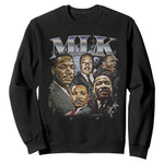 Martin Luther King Sweatshirt Black History Month Pride MLK Bootleg Rap Tee