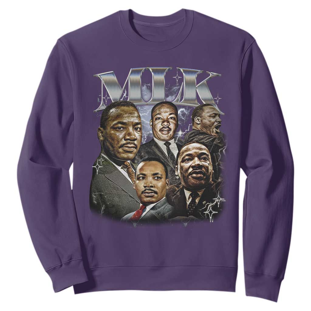 Martin Luther King Sweatshirt Black History Month Pride MLK Bootleg Rap Tee
