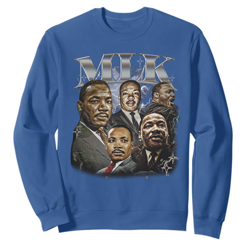 Martin Luther King Sweatshirt Black History Month Pride MLK Bootleg Rap Tee