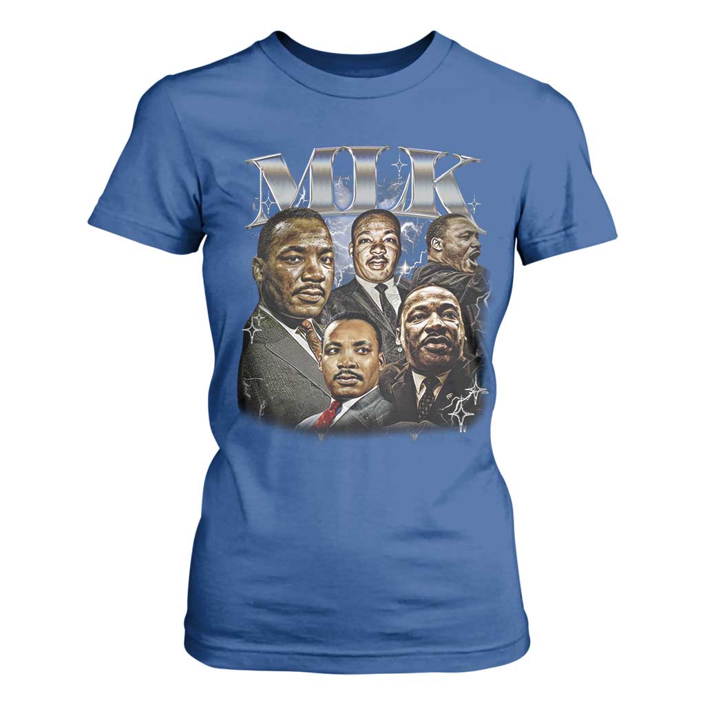 Martin Luther King T Shirt For Women Black History Month Pride MLK Bootleg Rap Tee