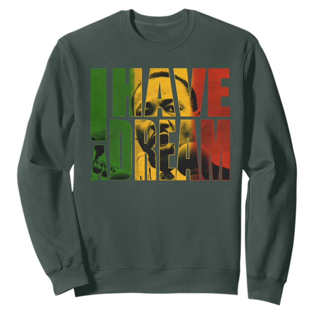 Martin Luther King Sweatshirt Black History Month MLK I Have A Dream