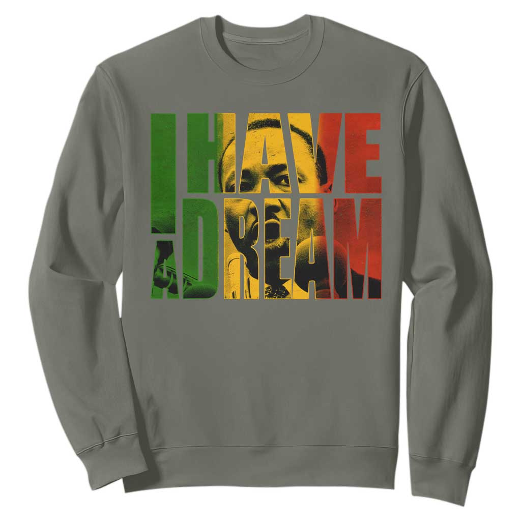 Martin Luther King Sweatshirt Black History Month MLK I Have A Dream