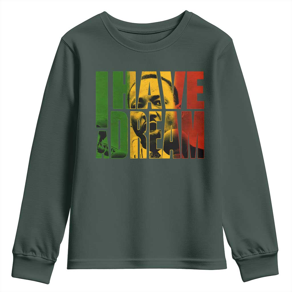 Martin Luther King Youth Sweatshirt Black History Month MLK I Have A Dream