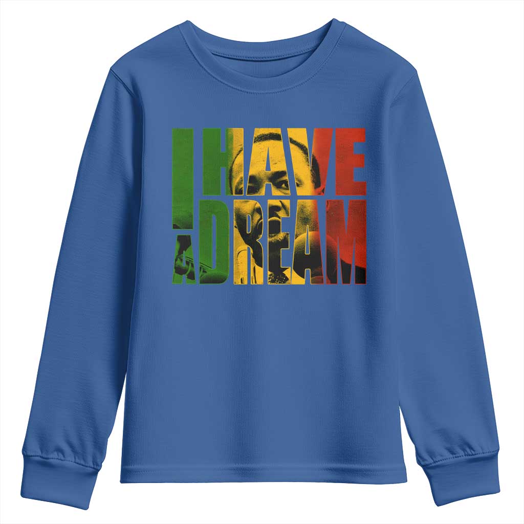 Martin Luther King Youth Sweatshirt Black History Month MLK I Have A Dream