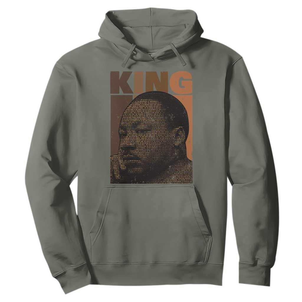 Martin Luther King Hoodie Melanin African American Black History Month MLK
