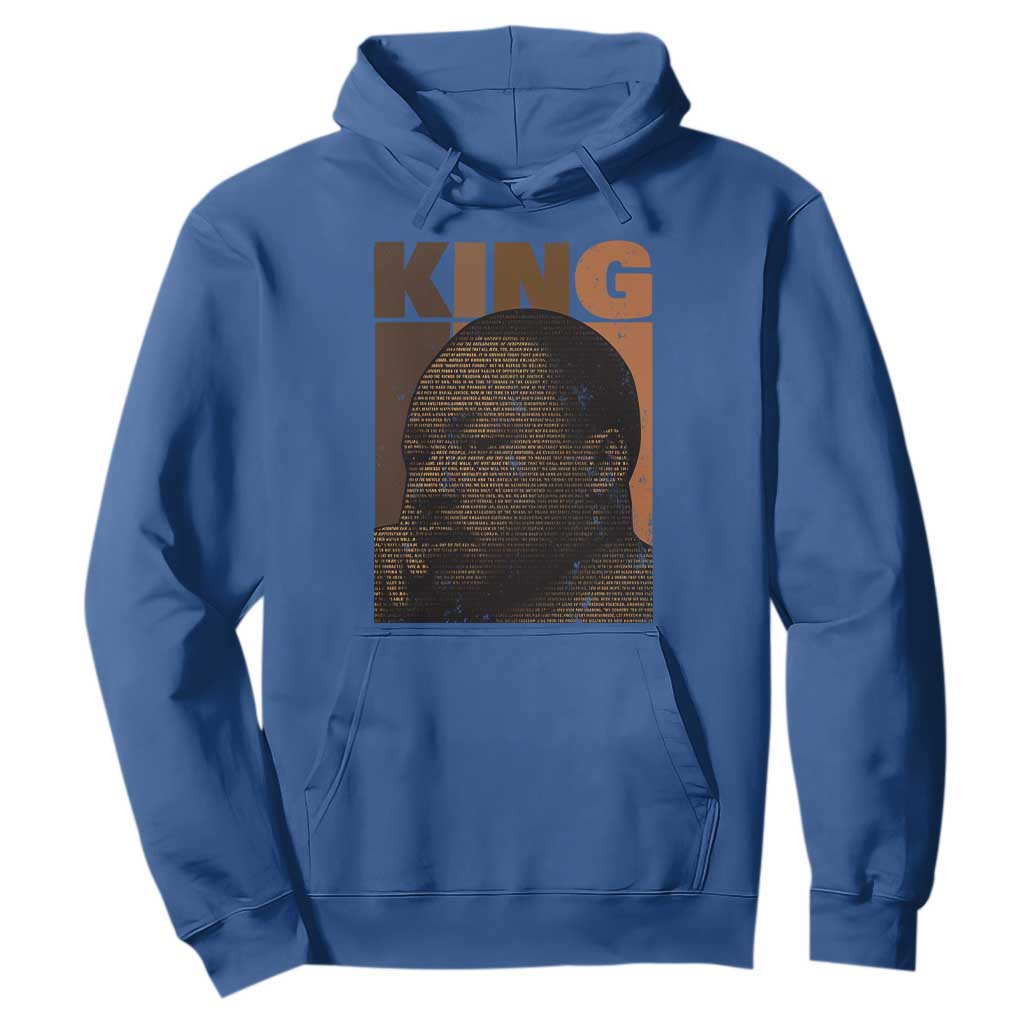 Martin Luther King Hoodie Melanin African American Black History Month MLK