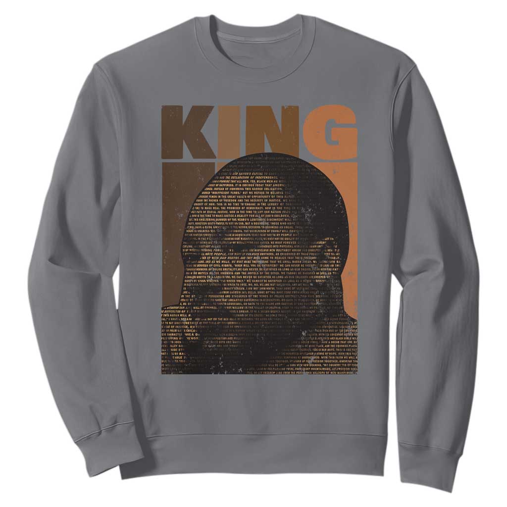 Martin Luther King Sweatshirt Melanin African American Black History Month MLK