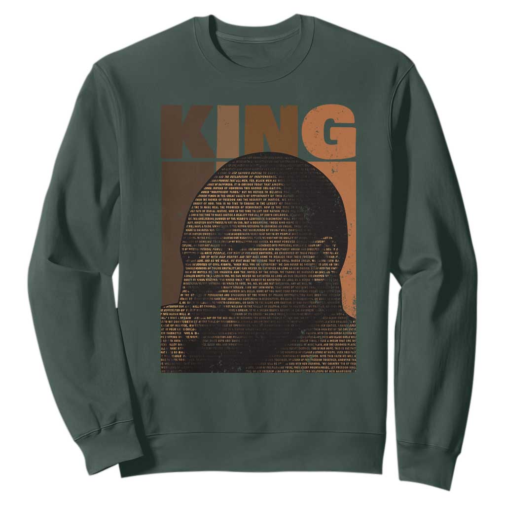 Martin Luther King Sweatshirt Melanin African American Black History Month MLK