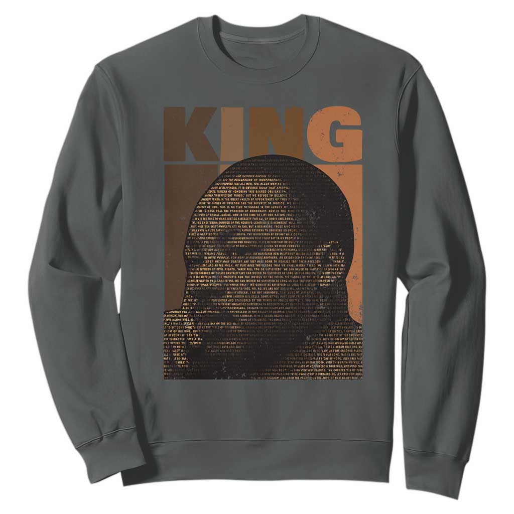 Martin Luther King Sweatshirt Melanin African American Black History Month MLK