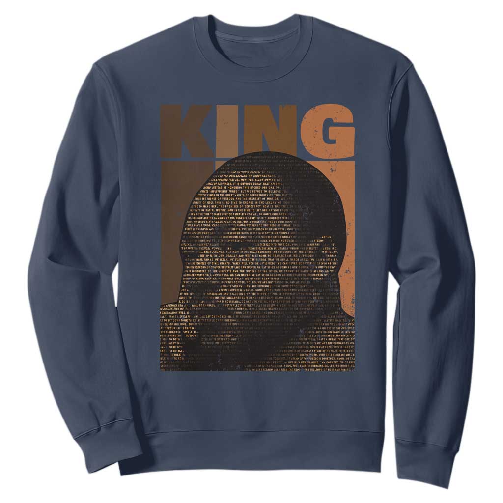 Martin Luther King Sweatshirt Melanin African American Black History Month MLK
