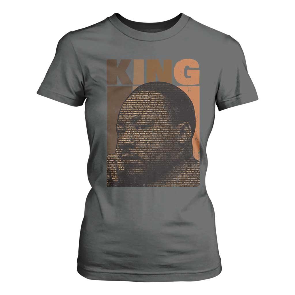 Martin Luther King T Shirt For Women Melanin African American Black History Month MLK