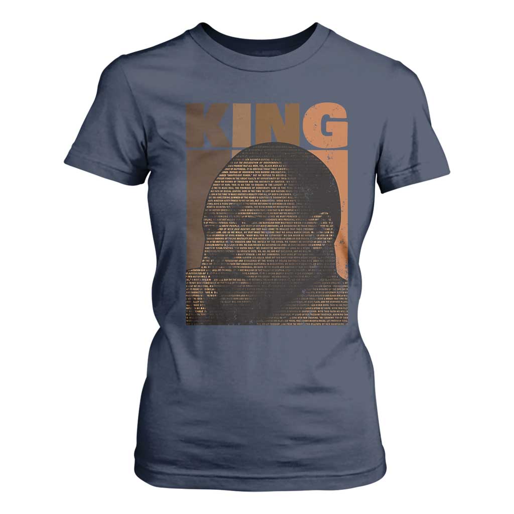Martin Luther King T Shirt For Women Melanin African American Black History Month MLK