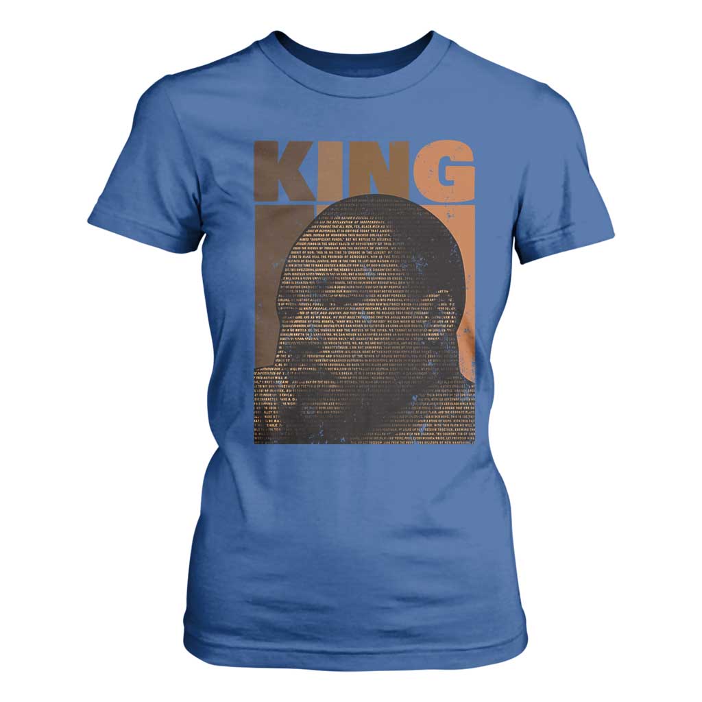 Martin Luther King T Shirt For Women Melanin African American Black History Month MLK