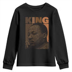 Martin Luther King Youth Sweatshirt Melanin African American Black History Month MLK
