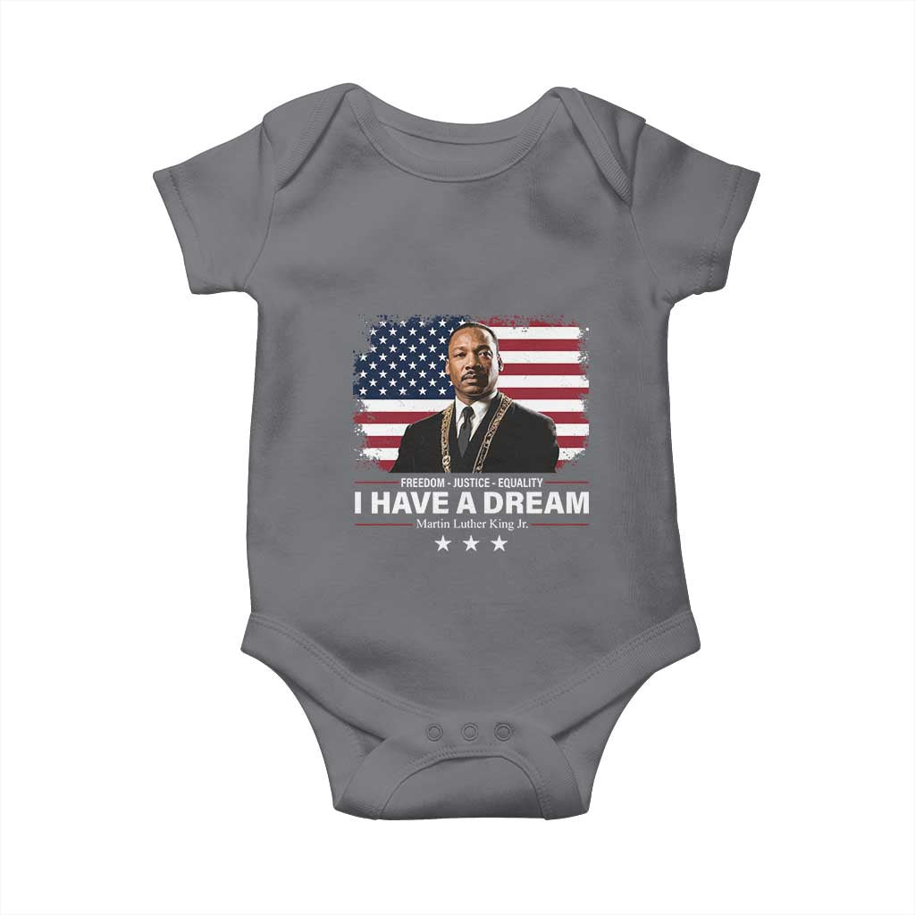 Martin Luther King Baby Onesie I Have A Dream Freedom Justice Equality MLK Day Black History Month - African Pride