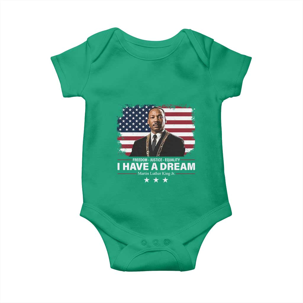Martin Luther King Baby Onesie I Have A Dream Freedom Justice Equality MLK Day Black History Month - African Pride