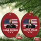 Martin Luther King Christmas Ornament I Have A Dream Freedom Justice Equality MLK Day Black History Month - African Pride