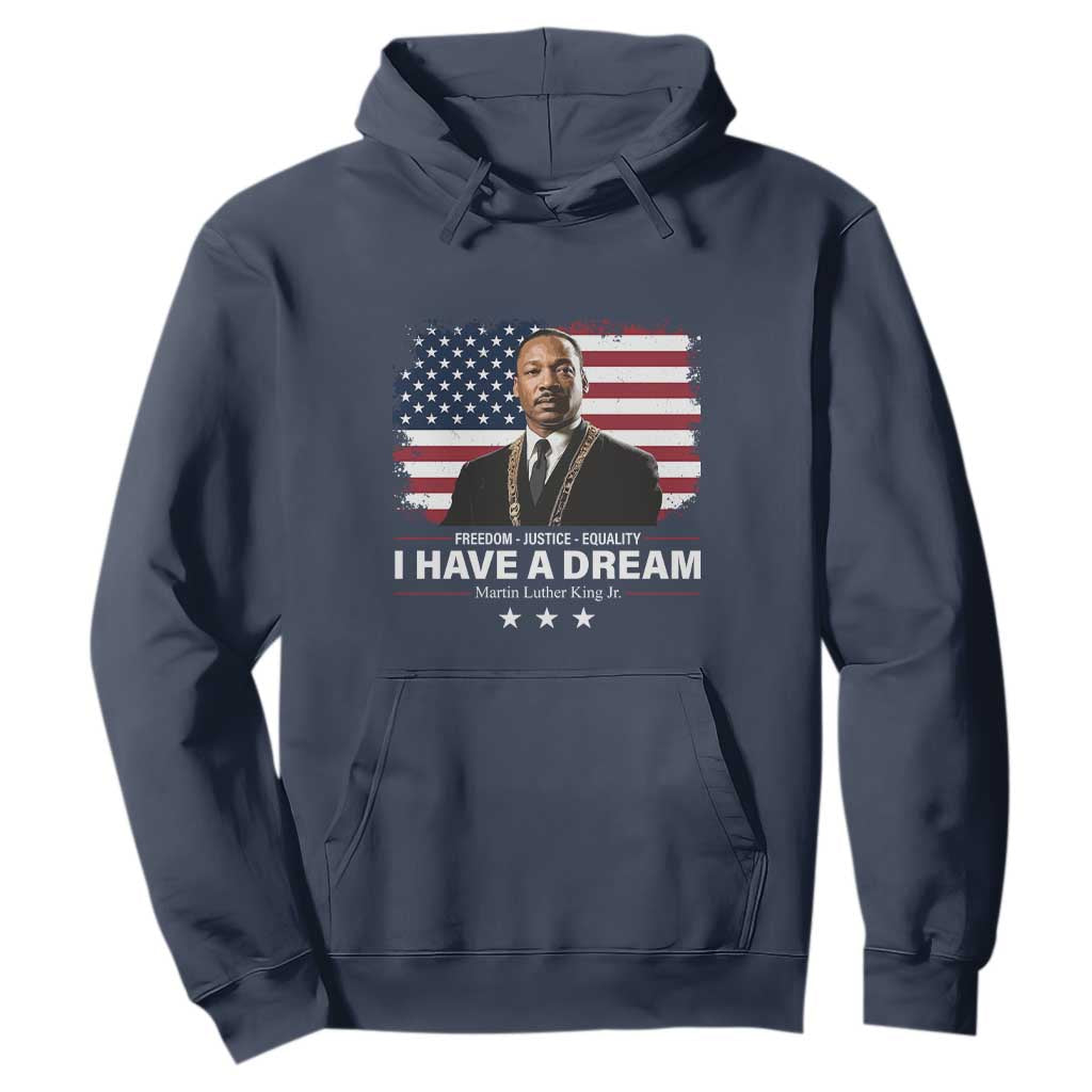 Martin Luther King Hoodie I Have A Dream Freedom Justice Equality MLK Day Black History Month - African Pride