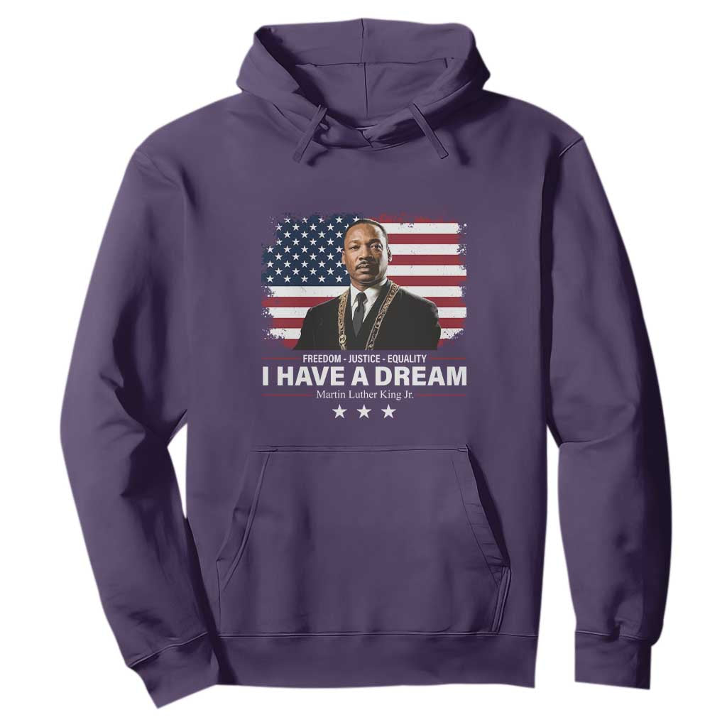 Martin Luther King Hoodie I Have A Dream Freedom Justice Equality MLK Day Black History Month - African Pride