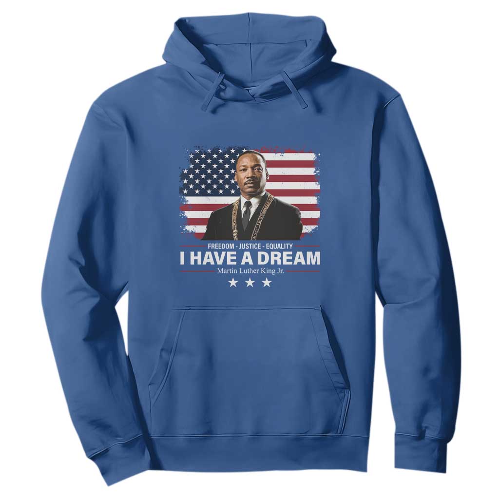 Martin Luther King Hoodie I Have A Dream Freedom Justice Equality MLK Day Black History Month - African Pride