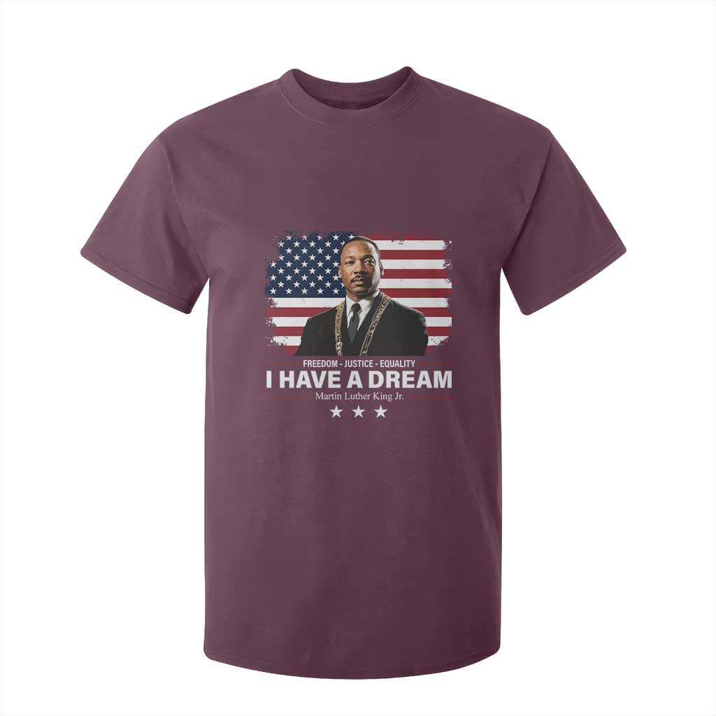 Martin Luther King T Shirt For Kid I Have A Dream Freedom Justice Equality MLK Day Black History Month - African Pride