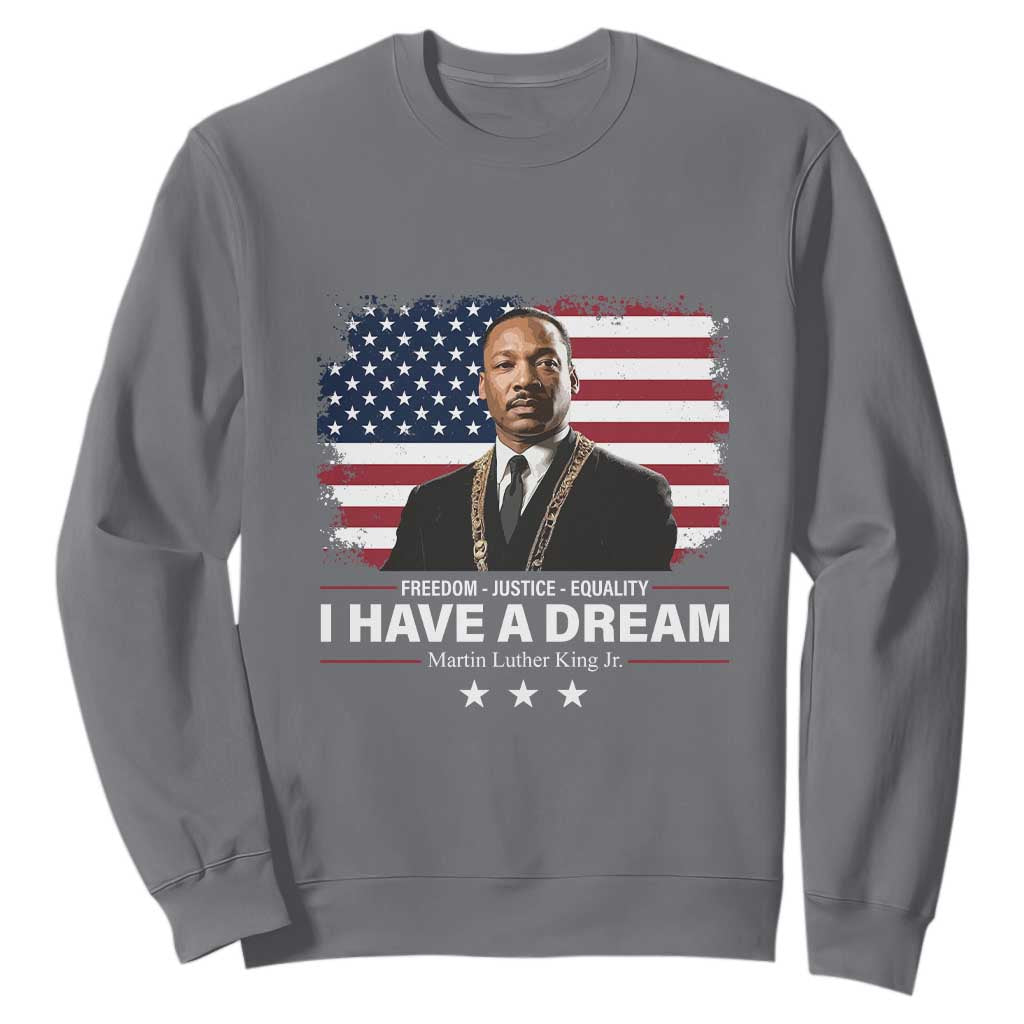 Martin Luther King Sweatshirt I Have A Dream Freedom Justice Equality MLK Day Black History Month - African Pride