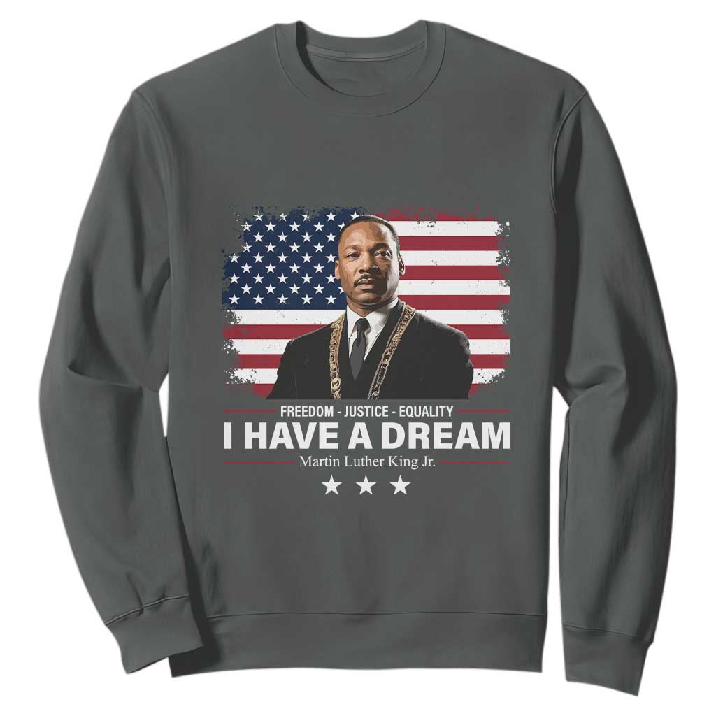 Martin Luther King Sweatshirt I Have A Dream Freedom Justice Equality MLK Day Black History Month - African Pride