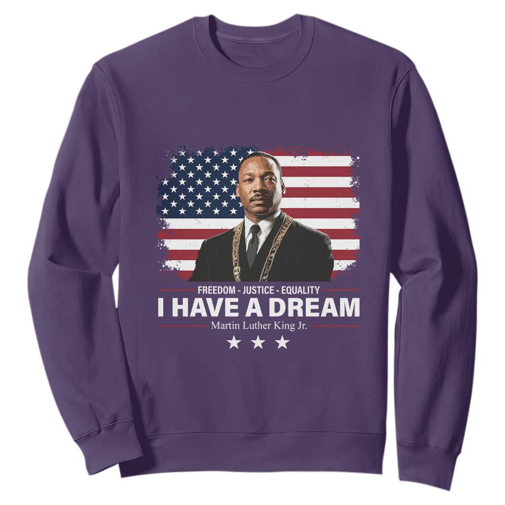Martin Luther King Sweatshirt I Have A Dream Freedom Justice Equality MLK Day Black History Month - African Pride