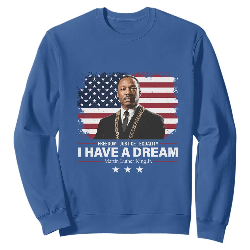 Martin Luther King Sweatshirt I Have A Dream Freedom Justice Equality MLK Day Black History Month - African Pride