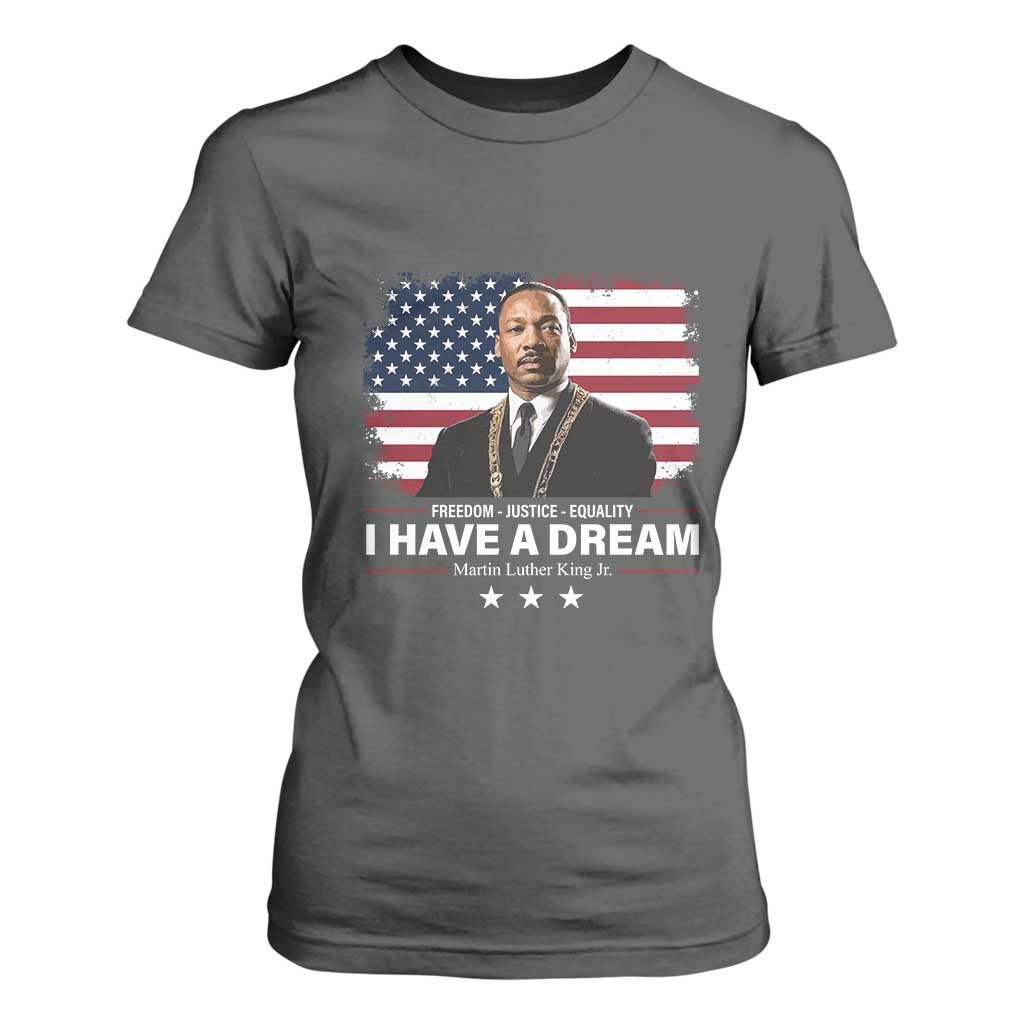 Martin Luther King T Shirt For Women I Have A Dream Freedom Justice Equality MLK Day Black History Month - African Pride