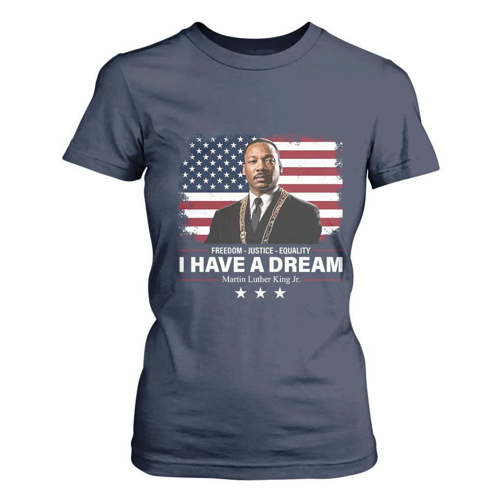 Martin Luther King T Shirt For Women I Have A Dream Freedom Justice Equality MLK Day Black History Month - African Pride