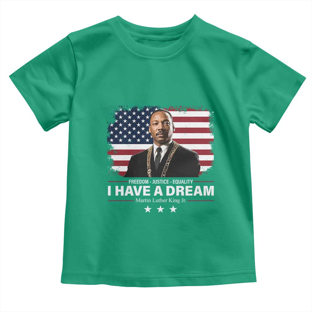 Martin Luther King Toddler T Shirt I Have A Dream Freedom Justice Equality MLK Day Black History Month - African Pride