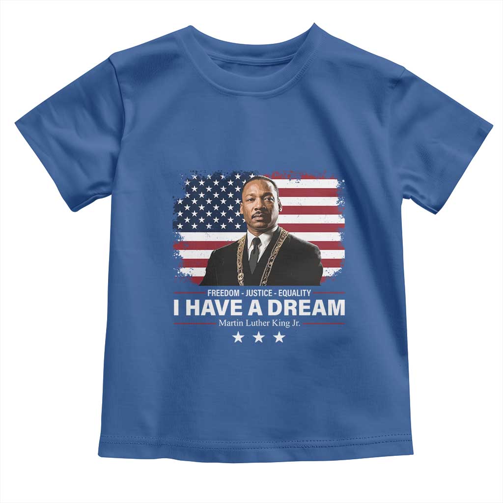 Martin Luther King Toddler T Shirt I Have A Dream Freedom Justice Equality MLK Day Black History Month - African Pride