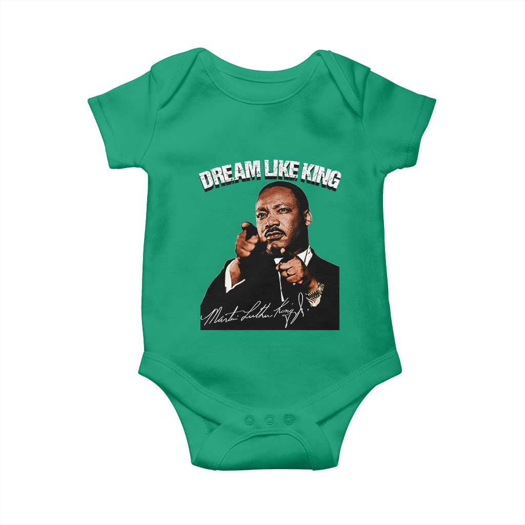 Martin Luther King Jr Baby Onesie Dream Like King MLK Day Black History Month - African Pride