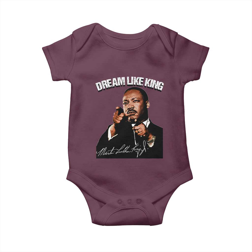 Martin Luther King Jr Baby Onesie Dream Like King MLK Day Black History Month - African Pride