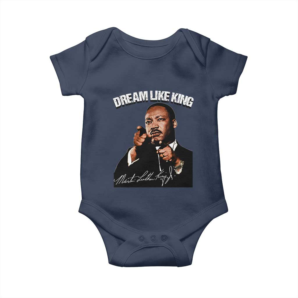 Martin Luther King Jr Baby Onesie Dream Like King MLK Day Black History Month - African Pride
