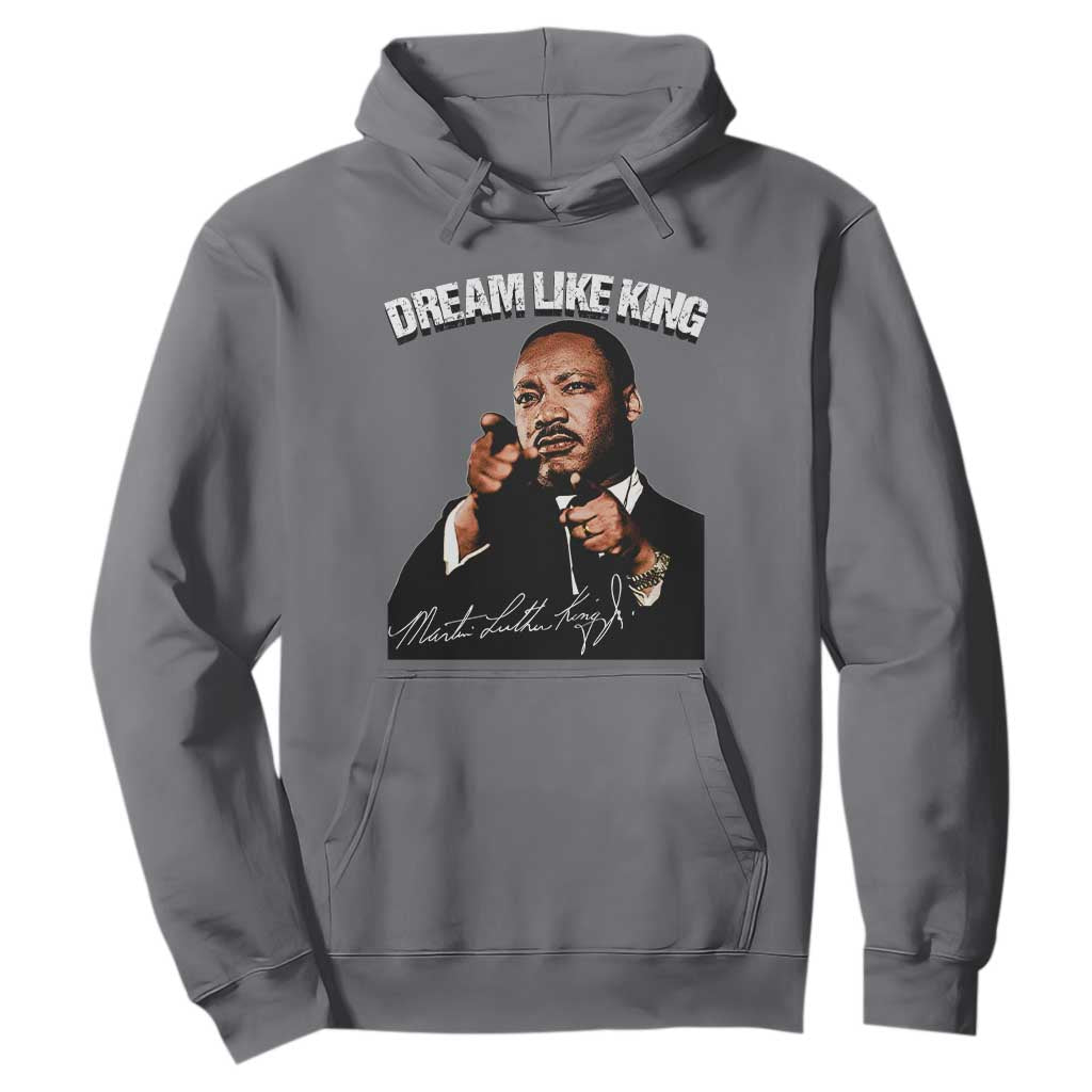 Martin Luther King Jr Hoodie Dream Like King MLK Day Black History Month - African Pride
