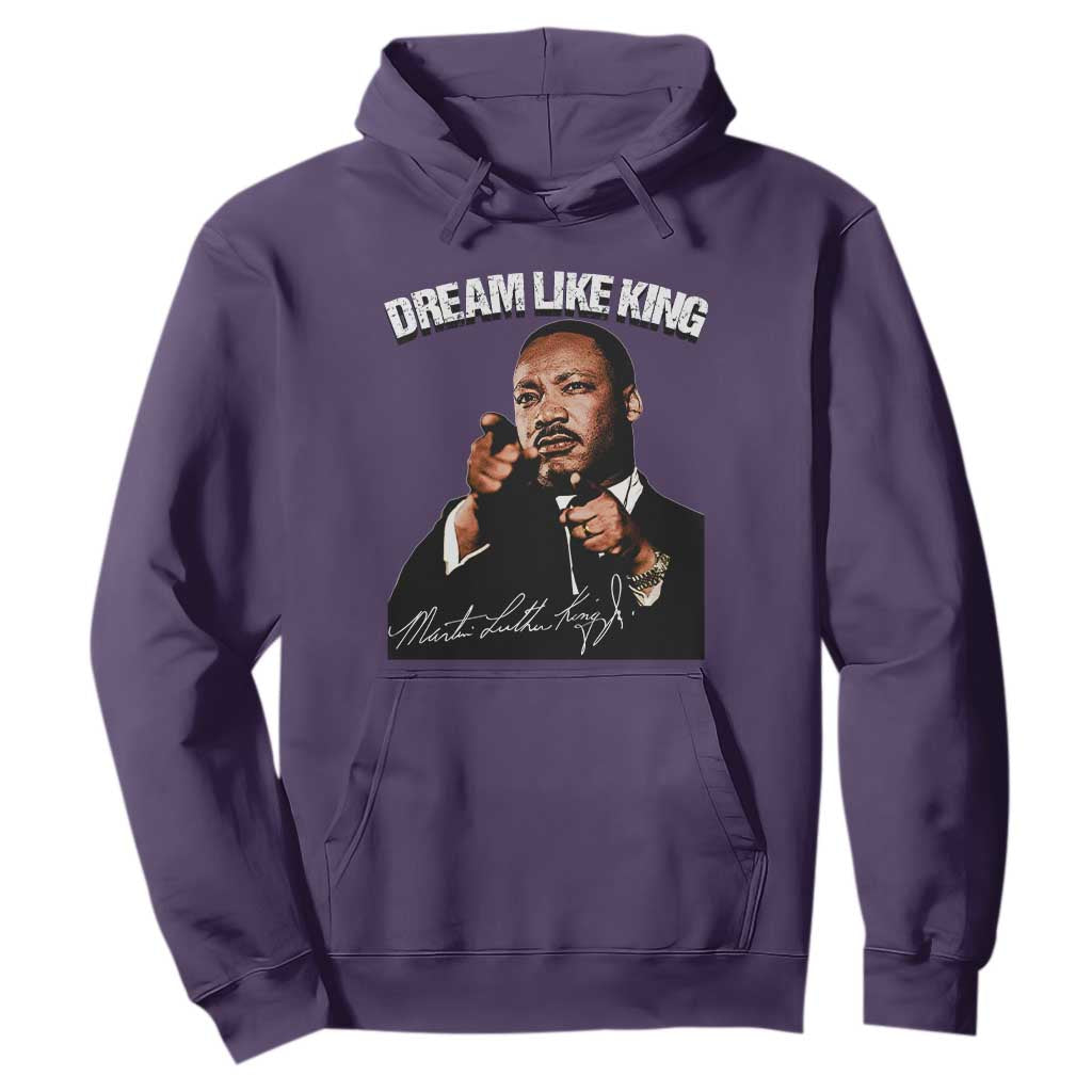 Martin Luther King Jr Hoodie Dream Like King MLK Day Black History Month - African Pride