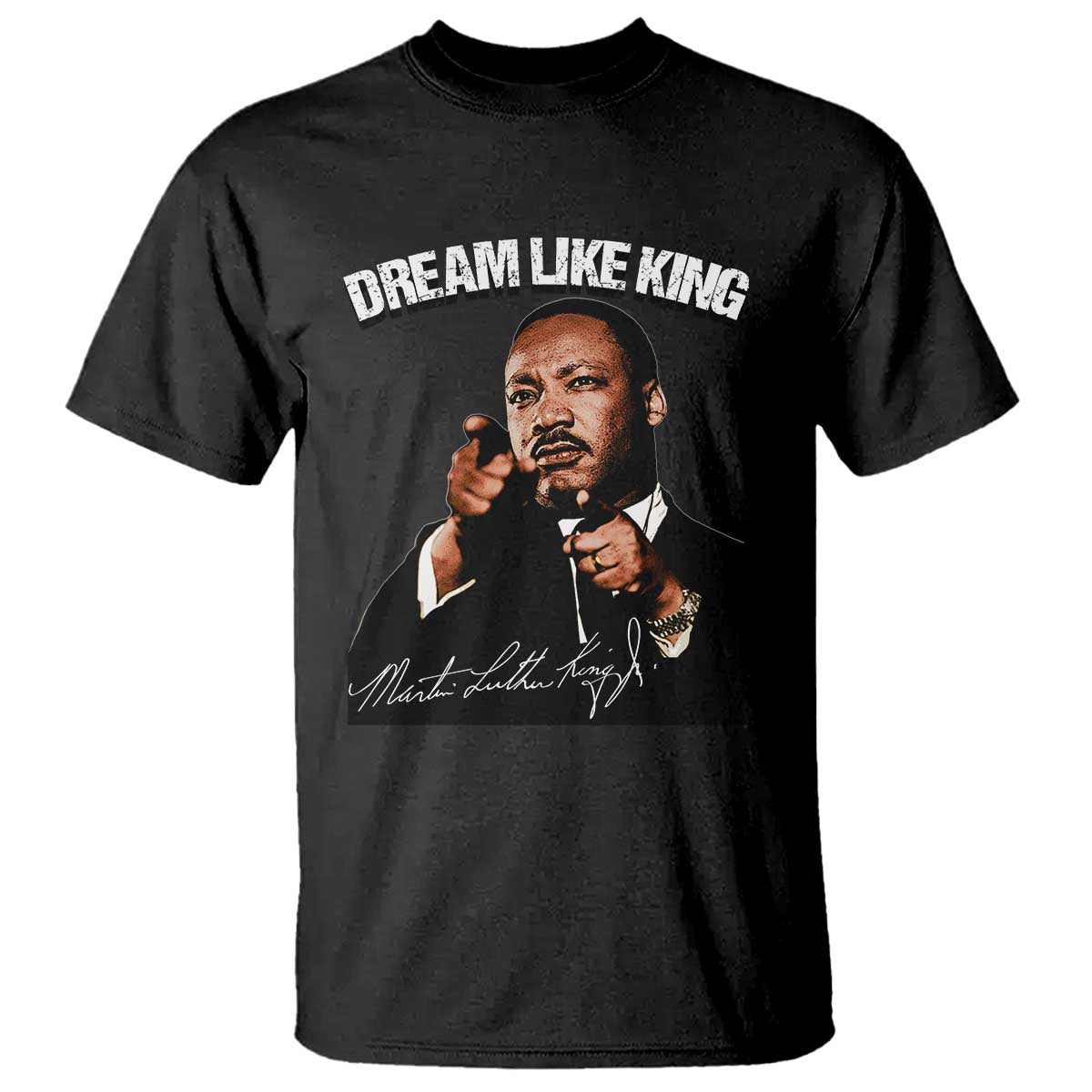 Martin Luther King Jr T Shirt Dream Like King MLK Day Black History Month - African Pride