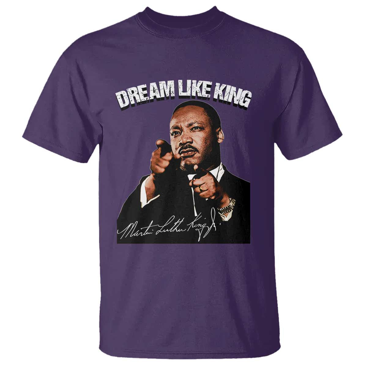 Martin Luther King Jr T Shirt Dream Like King MLK Day Black History Month - African Pride
