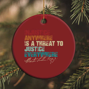 Martin Luther King Jr Christmas Ornament Vintage Inspirational Quote MLK Day Black History Month - African Pride